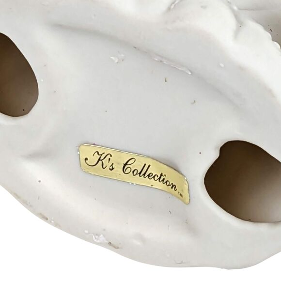 Vintage Bisque Santa Figurines - Ks Collection Christmas Decor, Set of 3 - Picture 7 of 8